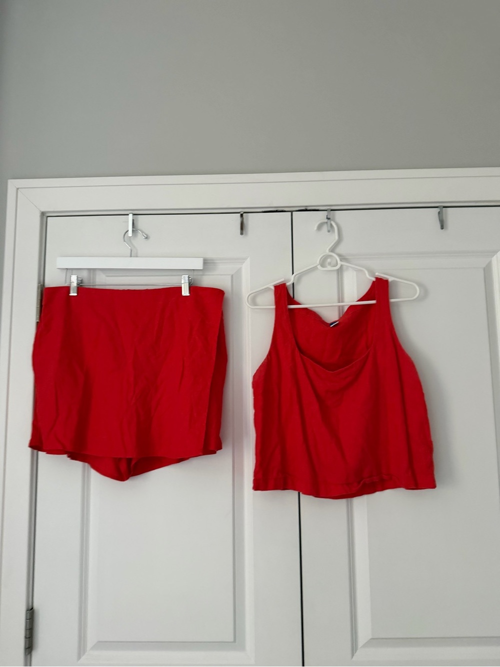 Old Navy Red Two-Piece Skirt Set
